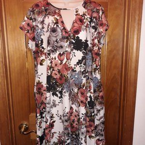 Floral Plus Size Dress